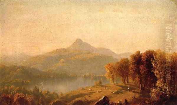 A Sketch of Mount Chocorua Oil Painting by Sanford Robinson Gifford