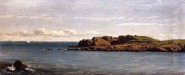 Study On The Massachusetts Coast Oil Painting by Sanford Robinson Gifford