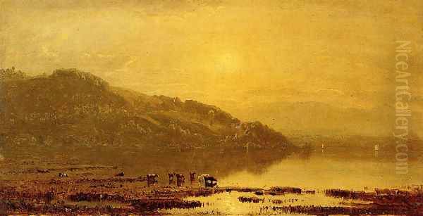 Mount Merino Oil Painting by Sanford Robinson Gifford