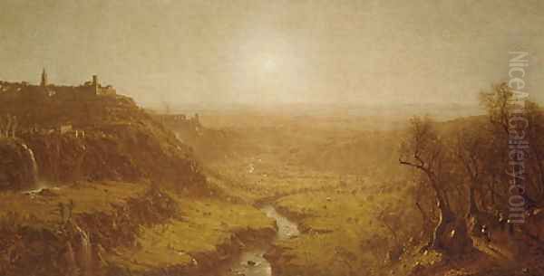 Tivoli Oil Painting by Sanford Robinson Gifford