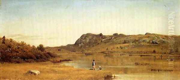 Cape Ann, Massachusetts Oil Painting by Sanford Robinson Gifford