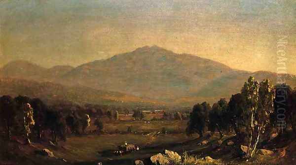 Mount Washington Oil Painting by Sanford Robinson Gifford