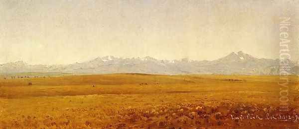 Long's Peak, Colorado Oil Painting by Sanford Robinson Gifford