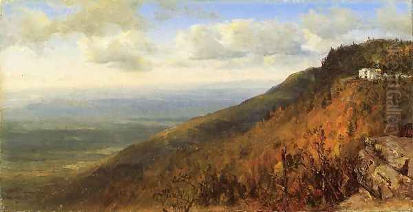 A Sketch from North Mountain, In the Catskills Oil Painting by Sanford Robinson Gifford