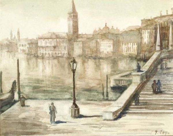 Ponte A Venezia by Luigi Zago