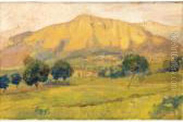 Paesaggio Oil Painting by Luigi Zago