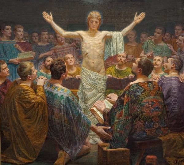 Jesus Christ Appearing Before 
The Disciples. 