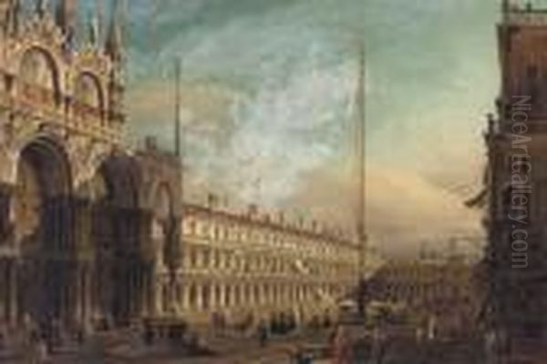 Piazza San Marco, Venice Oil Painting by Francesco Zanin