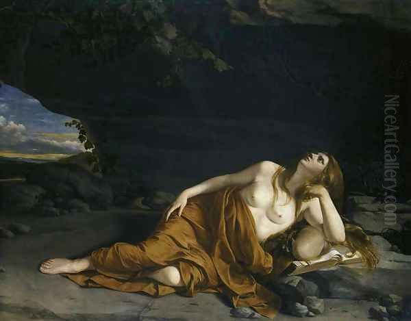 Penitent Mary Magdalene Oil Painting by Orazio Gentileschi