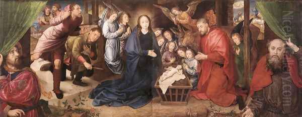 Adoration of the Shepherds Oil Painting by Hugo Van Der Goes