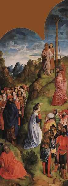 Calvary Triptych (right wing) 1465-68 Oil Painting by Hugo Van Der Goes