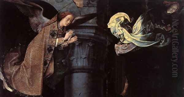 The Adoration of the Shepherds (detail 2) 1476-79 Oil Painting by Hugo Van Der Goes