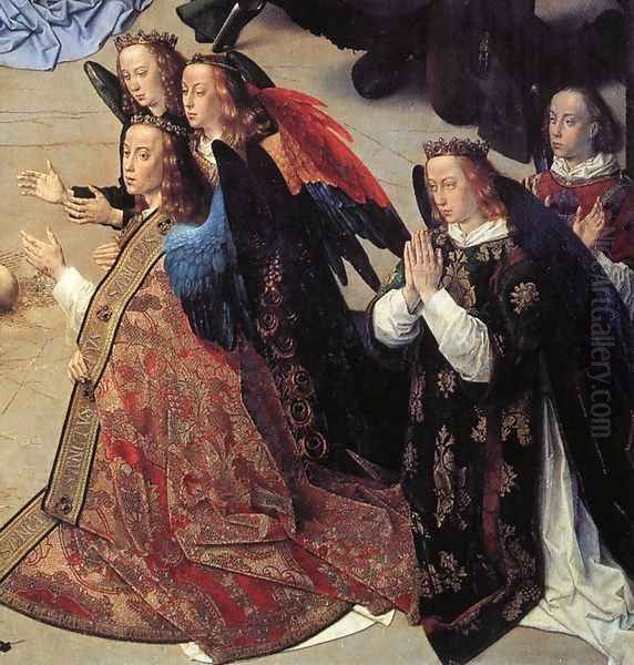 The Adoration of the Shepherds (detail 7) 1476-79 Oil Painting by Hugo Van Der Goes