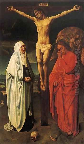 Crucifixion Oil Painting by Hugo Van Der Goes