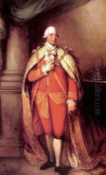 King George III Oil Painting by Thomas Gainsborough