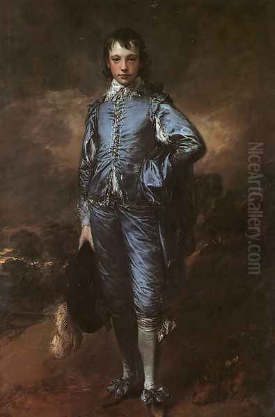 Portrait of Jonathan Buttall (The Blue Boy) 1770 Oil Painting by Thomas Gainsborough