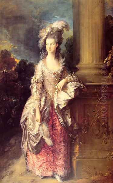 Mrs Graham Oil Painting by Thomas Gainsborough