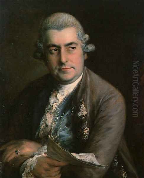 Johann Christian Bach Oil Painting by Thomas Gainsborough