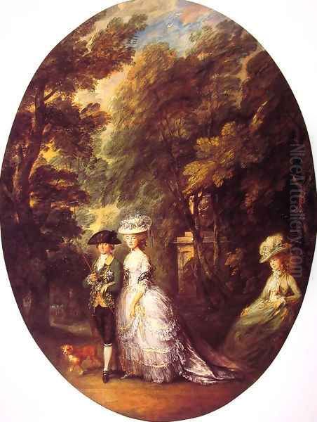 The Duke and Duchess of Cumberland Oil Painting by Thomas Gainsborough