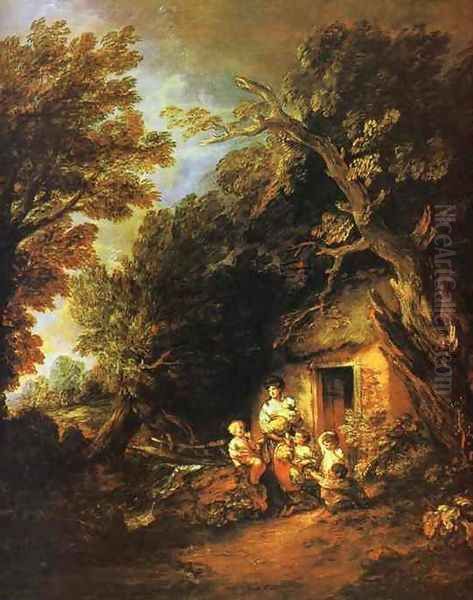 The Cottage Door 2 Oil Painting by Thomas Gainsborough