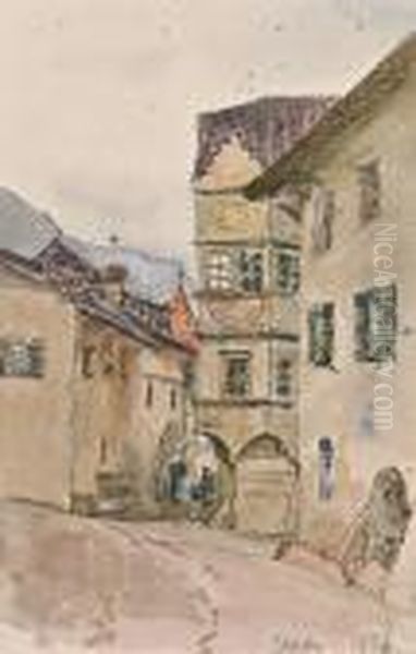 Viuzza A Eppan Oil Painting by Eduard Zetsche