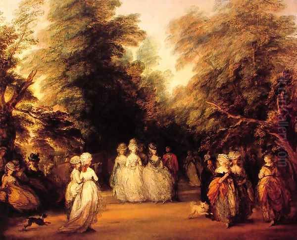 The Mall Oil Painting by Thomas Gainsborough