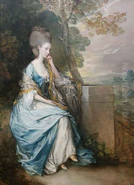 Portrait of Anne, Countess of Chesterfield Oil Painting by Thomas Gainsborough