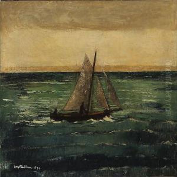 Marine Oil Painting by Ernst Zeuthen