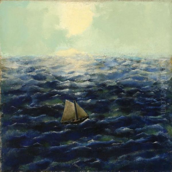 Marine Oil Painting by Ernst Zeuthen