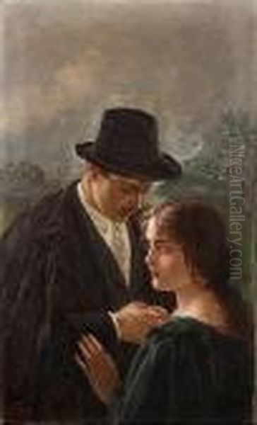 The Elopement Oil Painting by Carl Zewy