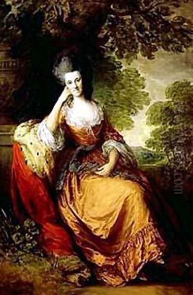 Lady Anne Hamilton Oil Painting by Thomas Gainsborough