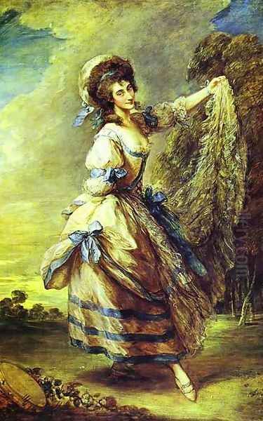 Giovanna Baccelli Oil Painting by Thomas Gainsborough