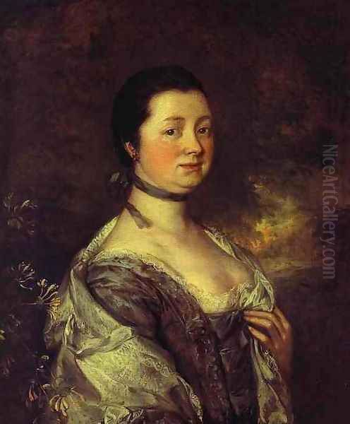 The Artist's Wife Oil Painting by Thomas Gainsborough