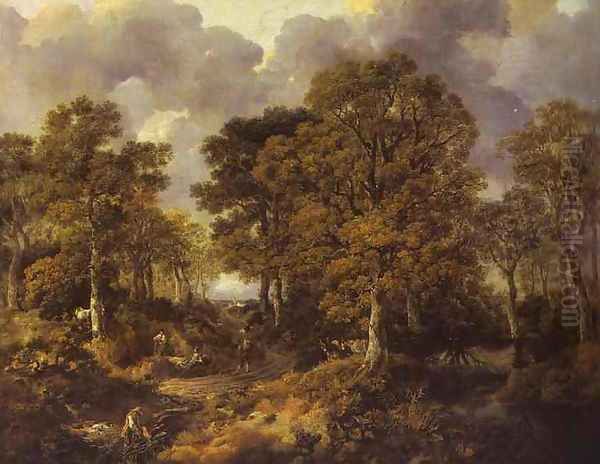 Cornard Wood Oil Painting by Thomas Gainsborough