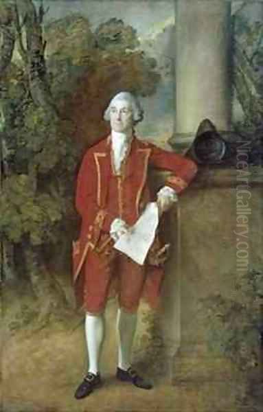 John Eld of Seighford Hall Stafford Oil Painting by Thomas Gainsborough