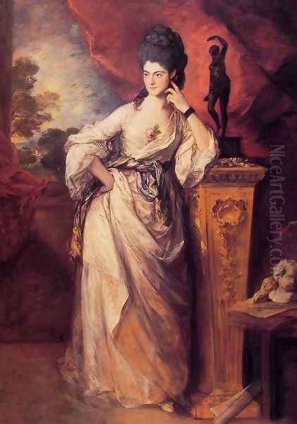 Lady Ligonier Oil Painting by Thomas Gainsborough