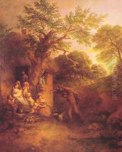 The Woodcutters' Return Oil Painting by Thomas Gainsborough