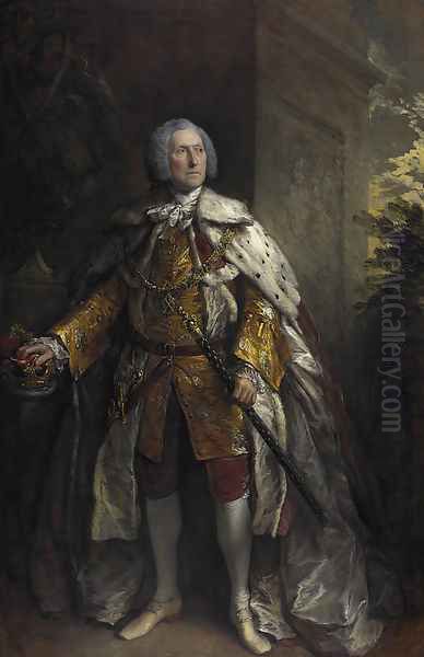 John Campbell, 4th Duke of Argyll Oil Painting by Thomas Gainsborough