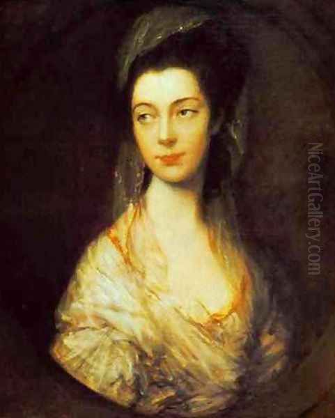 Mrs. Christopher Horton later Anne Duchess of Cumberland Oil Painting by Thomas Gainsborough