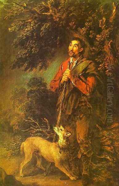 The Woodsman Oil Painting by Thomas Gainsborough