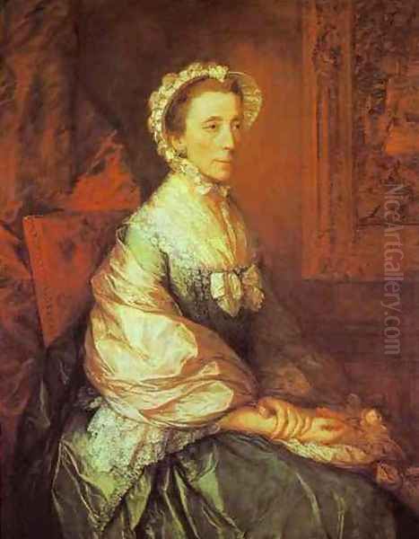 Mary Duchess of Montagu Oil Painting by Thomas Gainsborough