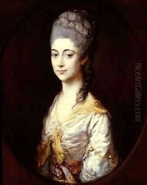 Miss Montagu Oil Painting by Thomas Gainsborough