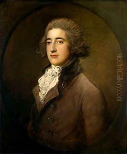 John. 4th Earl of Darnley Oil Painting by Thomas Gainsborough