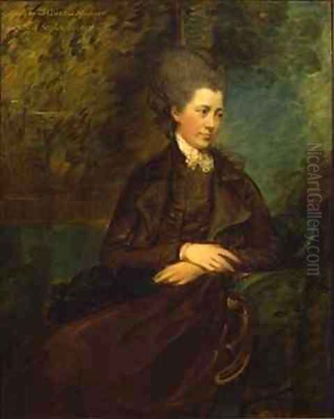 Portrait of Georgiana Poyntz Countess Spencer Oil Painting by Thomas Gainsborough