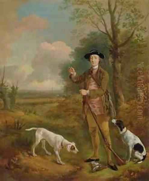 Major John Dade of Tannington Suffolk Oil Painting by Thomas Gainsborough