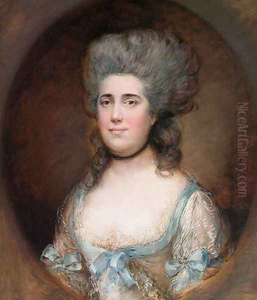 Miss Elisabeth Anne Gosset (1740-1804) Oil Painting by Thomas Gainsborough