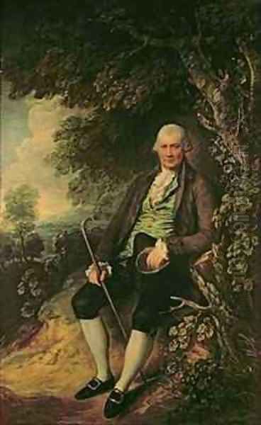 Portrait of the Squire John Wilkinson 1728-1808 Oil Painting by Thomas Gainsborough