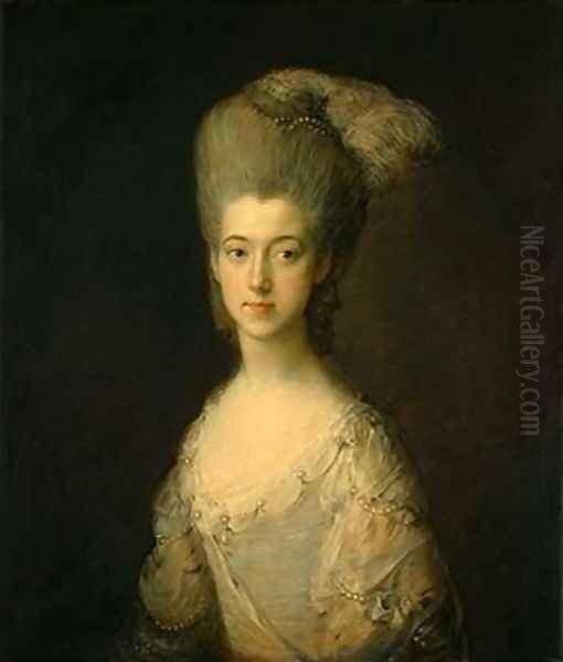 Mrs. Paul Cobb Methuen Oil Painting by Thomas Gainsborough