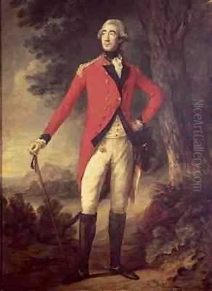 Lord Hastings 1732-1818 Governor of India Oil Painting by Thomas Gainsborough