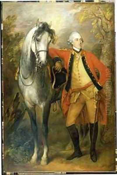 Edward Second Viscount Ligonier Oil Painting by Thomas Gainsborough